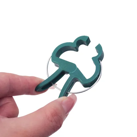 Green Plastic Plant Support Clips Heavy Duty Garden Vine Clips For Tomatoes Flowers Adjustable Gardening Clips