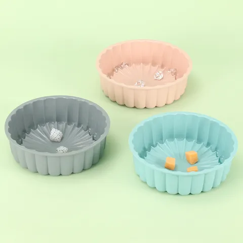 Lebensmittelechtes Silikon Kuchenform Runde Backform Verdickt Hitzebeständig Charlotte Backform Für Küche Zuhause DIY
