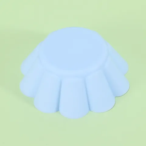 Flexibles Silikon Muffin Cup Kuchenform Blütenblattform Küchenbacken Werkzeug Macaron Farbe DIY Seife Handwerk Form