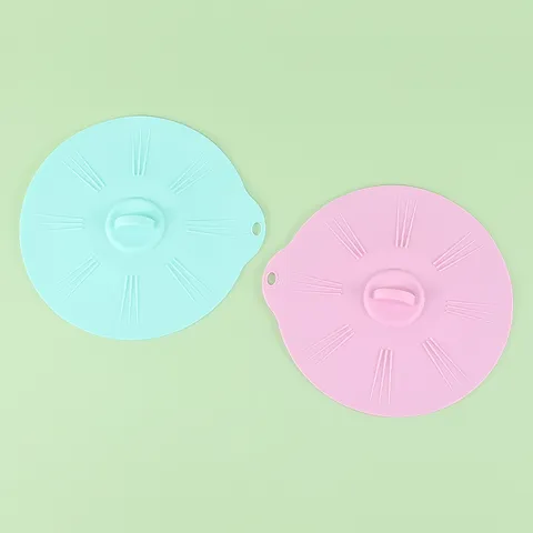 Household Silicone Fresh Keeping Lid Kitchen Sealing Cover Food Grade Reusable Bowl Pot Cover Lid
