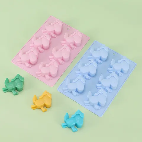Einhorn Silikon Kuchenform Lebensmittelecht Antihaft Backform Für Schokolade Fondant Gebäck Küche Backwerkzeug