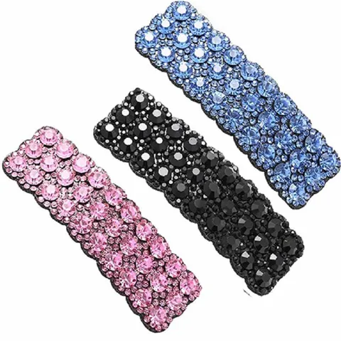 Rhinestone BB Hair Clip Sparkling Crystal Side Clip Hairpin Hair Accessories For Women Girls Daily Styling Jewelry