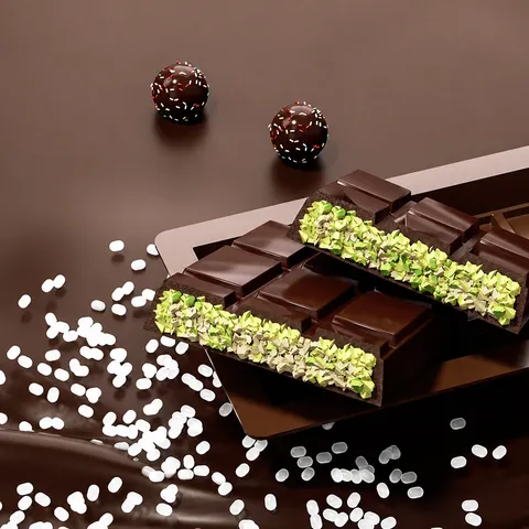 Lebensmittelechtes Silikon Schokoladenform 12 Gitter Geometrische Facettierte Kuchen Backwerkzeug DIY Dessert Eiswürfelform Küche Backgeschirr