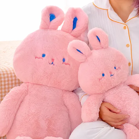 Niedliches Kaninchen Plüschtier Weiches Stofftier Hase Puppe Heilender Begleiter Kissen