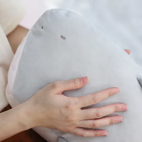 Süßes Hai Plüschtier Stofftier Kissen Weiche Puppe Schlafbegleiter Geschenk Für Mädchen
