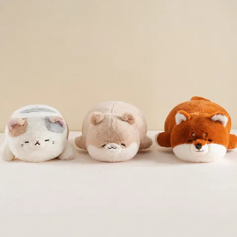 Süßes Plüschtier Kuscheltier Weiches Schlafkissen Katze Maus Hund Puppe Geburtstagsgeschenk Für Mädchen Kinderzimmer Bettdeko