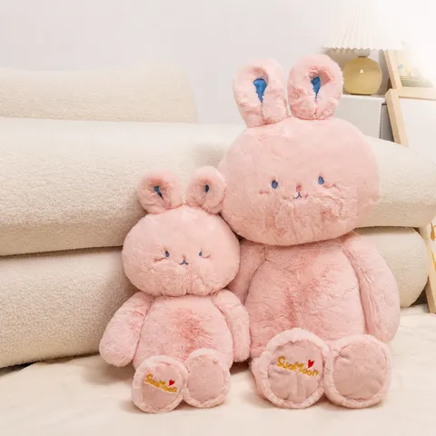 Süßes Langohr Kaninchen Plüschtier Weiche Gestopfte Bunny Puppe Tier Kissen Kinder Geburtstag Geschenk Heim Dekor