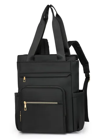 Large Capacity Nylon Backpack Women Business Travel Casual School Bookbag Waterproof Multi Pocket Laptop Daypack