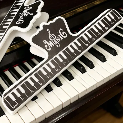 Clip para Partituras de Música de Resina con Diseño de Teclas de Piano Creativo Soporte para Páginas de Libros de Guitarra Oficina