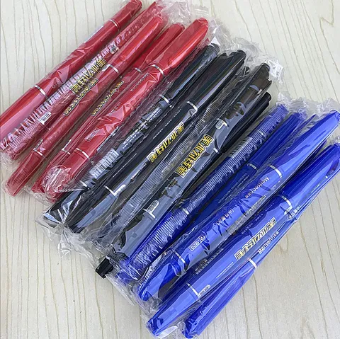 Doble Punta Arte Fine Liner Bolígrafo Impermeable Rotulador a Base de Agua Para Estudiante Dibujo Escritura Oficina Suministros Escolares