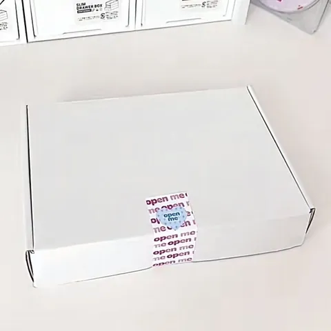 Corrugated Paper Mailer Box Photocard Packaging Box Small Card Shipping Carton Storage Box Gift Box
