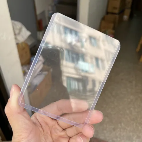 High Transparent Plastic Card Protector Sleeve For Photocards Collectible Cards Clear Protective Holder