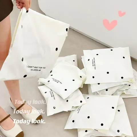 Thickened Waterproof Courier Bags Polka Dot Mailing Bags Express Packaging Bags For Shipping Logistics