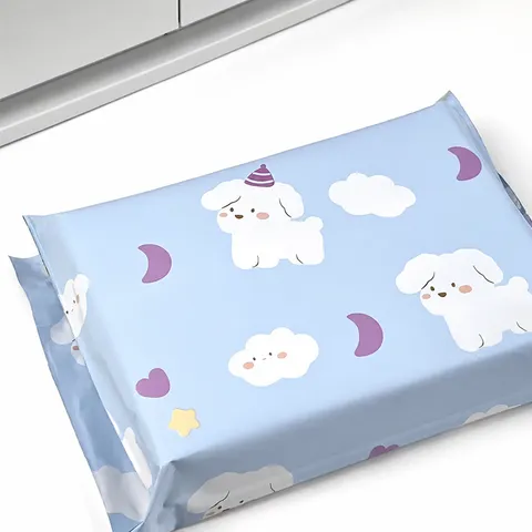 Süßes Hündchen Wasserdichte Express Versandtasche Verdickte Poly Mailer Cartoon Design Für Kleidung Geschenk Verpackung