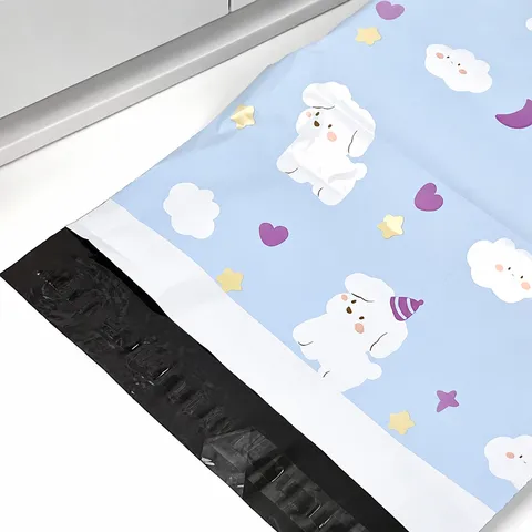 Süßes Hündchen Wasserdichte Express Versandtasche Verdickte Poly Mailer Cartoon Design Für Kleidung Geschenk Verpackung