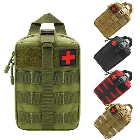 Borsa Medica Tattica MOLLE EMT Borsa di Primo Soccorso Esterna Escursionismo Sopravvivenza Militare Emergenza Marsupio in Nylon Tasca di Stoccaggio