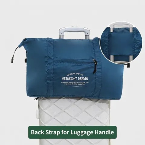 Faltbare Reisetasche Mit Großer Kapazität Koffer-Schutzhülle Polyester Wasserabweisend Kleidung Organizer