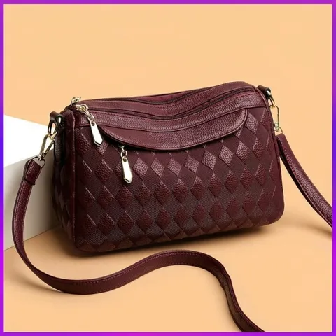 Dames Gewatteerde Diamant PU Lederen Crossbody Tas Goud Hardware Multi Compartiment Kleine Vierkante Schoudertas Voor Dagelijkse Mode