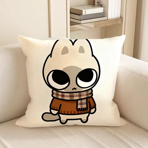 Cuscino Decorativo Stampato con Animale Cartoon Morbido Cuscino in Poliestere Per Divano Letto Soggiorno Decorazione Casa Regalo