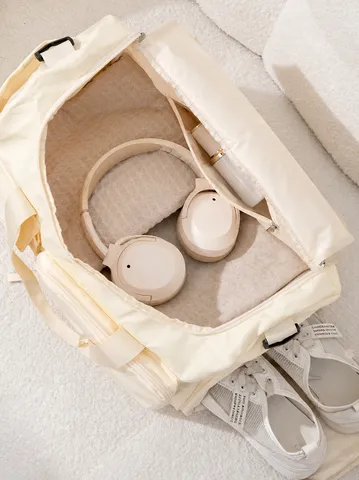 Große Kapazität Reise Sporttasche Wasserdicht Oxford Gewebe Fitness Tasche Mit Unabhängigem Schuhfach Trocken Nass Trennung Für Damen Herren