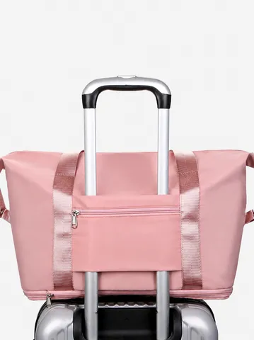 Große Kapazität Reise Reisetasche Wasserdichter Oxford-Stoff Erweiterbare Nass-Trocken-Trennung Reisegepäck Tasche Für Damen Herren