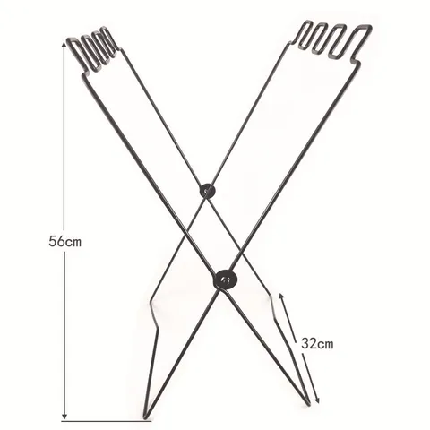Soporte Plegable Portátil para Bolsas de Basura Cocina Exterior Camping Soporte de Hierro Organizador Doméstico