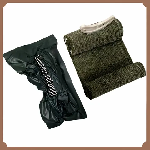 Emergency Trauma Bandage Israeli Tactical First Aid Gauze Compression Bandage Outdoor Medical Rescue Gear