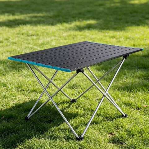 Outdoor Draagbare Ultral Lichte Aluminiumlegering Klaptafel Kamperen Picknick Barbecue Compacte Tafel Recreatiemeubilair
