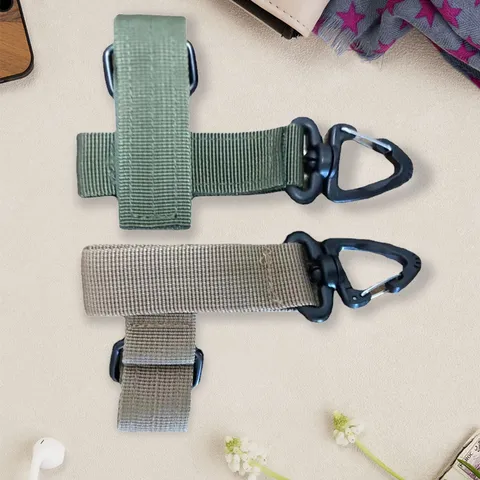 Clip de Gant Tactique Mousqueton en Nylon Sangle de Rangement de Gant Polyvalente pour l'Extérieur Boucle Suspendue
