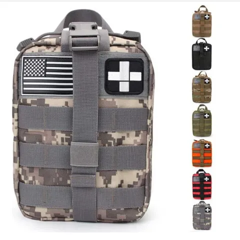 Tactical Medical Bag Molle Outdoor Military First Aid Survival Pouch Multi-purpose Emergency Bag EDC Tool Pack