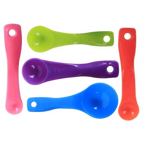 Kitchen Baking Measuring Spoons Plastic Colorful Multi Size Collection For Cooking And Baking Home Gadgets