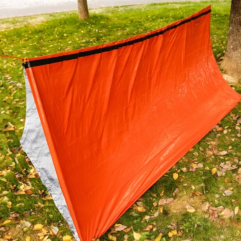 Portable Emergency Tent Outdoor Survival Sleeping Bag Thermal Rescue Blanket Aluminum Foil
