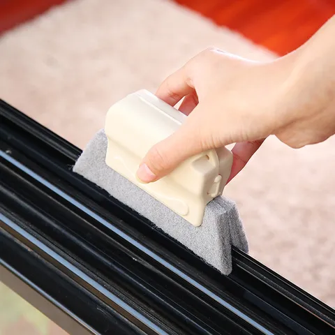 Japanischer Stil Fensterfugen Reinigungsbürste Rillenreiniger Haushalt Fenstersims Ecken Reinigungsbürste