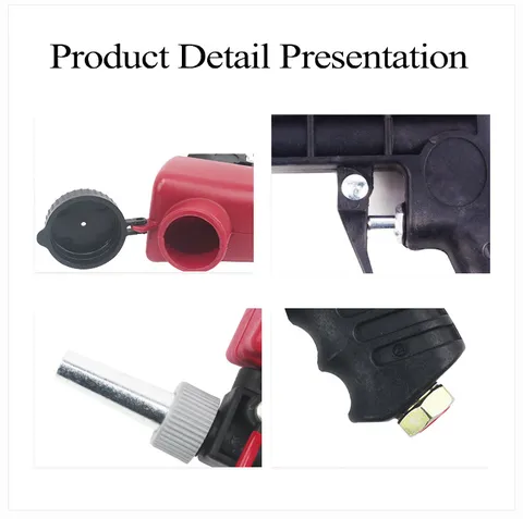 Pistola per Sabbiatura Pneumatica Portatile Utensile per Sabbiatura ad Aria Manuale Con Tramoggia in Plastica Ugello in Metallo Per Pulizia Ruggine