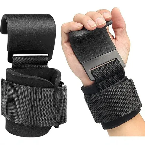 Fitness Weightlifting Wrist Straps Power Lifting Hooks Gym Wrist Support Hand Grips Heavy Duty Workout Training Gear