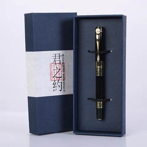 Metal Ballpoint Pen Gift Set Business Office Writing Pen With Luxury Gift Box For Teacher Student Souvenir