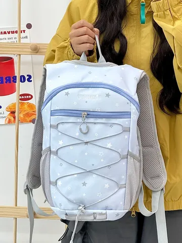 Zaino Leggero da Esterno in Nylon Borsa da Alpinismo Stampa Cielo Stellato Viaggio Sportivo per Uomo Donna Zaino da Trekking Casual