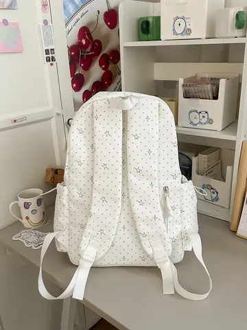 Casual Nylon Σακίδιο Πλάτης με Μοτίβο Αστεριού Μεγάλης Χωρητικότητας για Μαθητές Λυκείου Μόδα Ταξίδι Αδιάβροχη Σχολική Τσάντα