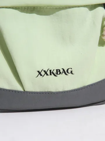 Sac Bandoulière en Nylon Léger Bloc de Couleurs Casual Extérieur Sport Sac à Bandoulière Téléphone Petit Sac à Dos pour Hommes Femmes