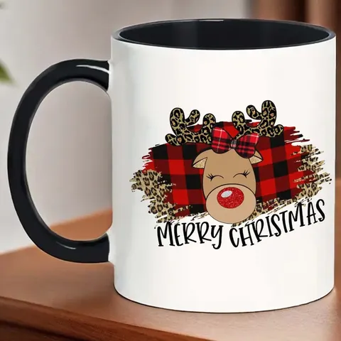 Ceramic Coffee Mug Modern Minimalist Office Drinkware Microwave Safe Ceramic Mug Cute Print Pattern Water Cup Gift