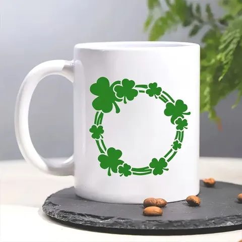 Witte Keramische Koffiemok Kantoor Drinkgerei Schattige Cartoon Bedrukte Waterbeker Dagelijks Thuisgebruik Mok Cadeau