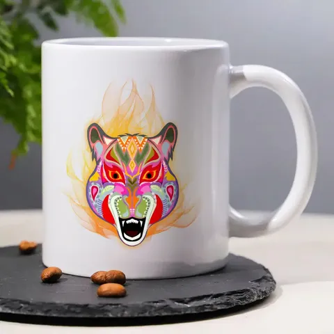 Keramische Koffiemok Kantoor Mok Theekop Met Handvat Bedrukt Grafisch Ontwerp Mok Cadeau Voor Dagelijks Gebruik