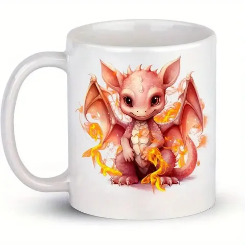 Keramik Kaffeetasse Für Büro Und Zuhause Teetasse Modern Minimalistischer Stil Süßes Bedrucktes Design Wasserbecher Trinkgeschirr Geschenk