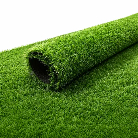 Artificial Turf Grass Carpet Roll Green Fake Lawns For Outdoor Indoor Balcony Garden Decor Landscape Flooring