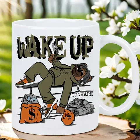 Weißer Keramik Kaffebecher Mikrowellengeeignet Bedruckt Büro Teetasse Kreative Neuheit Keramiktasse Für Zuhause
