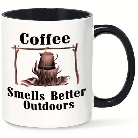 Taza de Café de Cerámica Taza de Cerámica Con Estampado Divertido Lindo Animal Bookworm Golf Camp Diseño Oficina Hogar Vasos