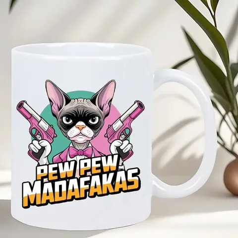 Keramische Koffiemok Met Grappige Tekst En Cartoonprints Schattige Kantoor Waterbeker Keramische Mok Cadeau Voor Dagelijks Gebruik