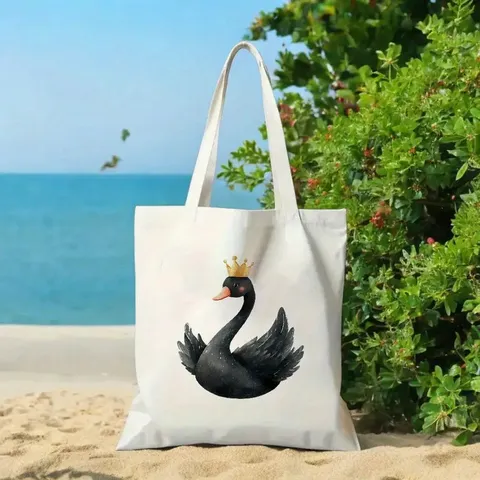 Lässige Segeltuch Tote Tasche Damen Mode Schulter Handtasche Große Kapazität Einkaufstasche
