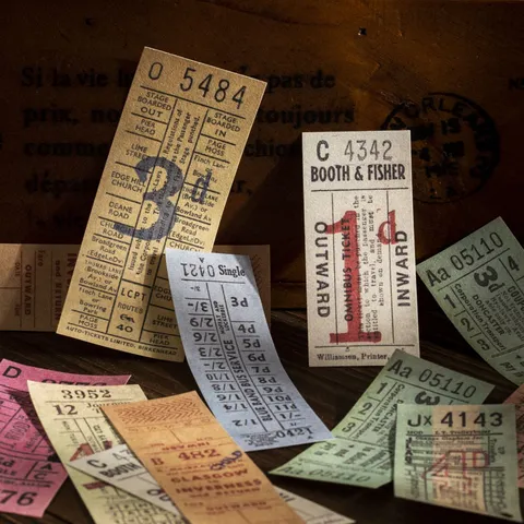 Vintage Ticket Series Tearable Memo Pad Journal Materials Retro Scrapbooking Paper Stationery