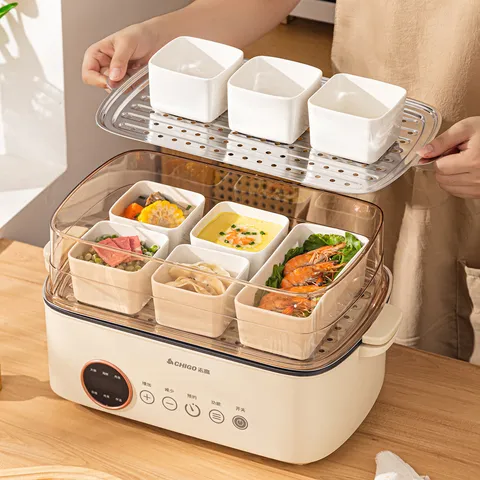 Minimalistisch Keramik Quadratisch Schüssel Küche Essen Vorbereitung Geteilt Schale Mehrschichtige Aufbewahrung Geschirr